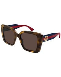 Gucci - Eyewear Square Frame Sunglasses - Lyst