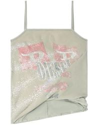 DIESEL - T-Recy Cropped Top - Lyst