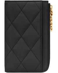 Saint Laurent - Zipper Card Holder - Lyst