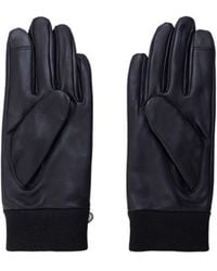 BOSS - Leather Gloves - Lyst