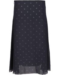 Acne Studios - Mesh Layered Skirt - Lyst