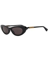 Bottega Veneta - Narrow Cat-Eye Sunglasses - Lyst