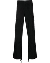 Carhartt - Mid-Rise Cotton Trousers - Lyst