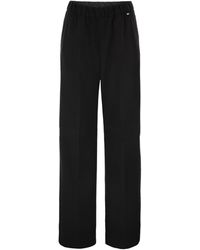 Herno - Wide-Leg Casual Trousers - Lyst