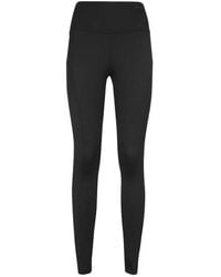 MSGM - Logo-Printed Stretched Leggings - Lyst