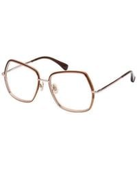 Max Mara - Geometric Frame Glasses - Lyst
