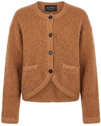 Alanui - Button-Up Bouclé Cardigan - Lyst