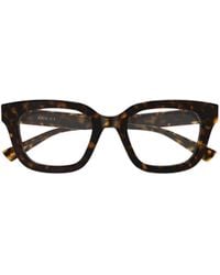 Gucci - Eyewear Sqaure Frame Glasses - Lyst