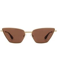 McQueen - Eyewear Cat-Eye Frame Sunglasses - Lyst