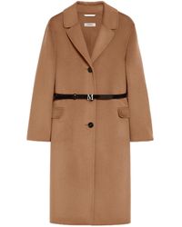 Max Mara - Wool Cashmere Medium Long Coat - Lyst