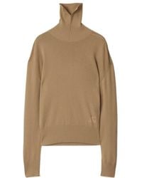 Burberry - Ekd-Motif Turtleneck Knitted Jumper - Lyst