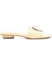Roger Vivier - Round-Toe Flat Slippers - Lyst