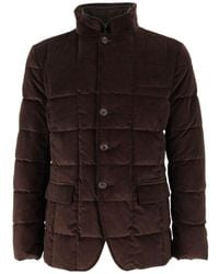 Fay - Quilted Corduroy Jacket - Lyst