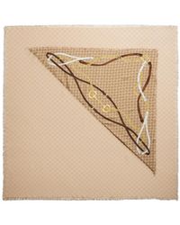 Gucci - Shell Gg Jacquard Shawl - Lyst