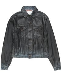 Acne Studios - Long-Sleeved Denim Jacket - Lyst