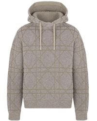Dior - Homme Cannage Hooded Sweatshirt - Lyst