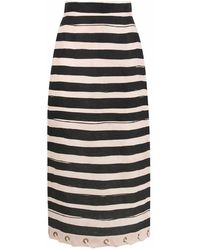 Zimmermann - Rebellion Stripe Rope Skirt - Lyst