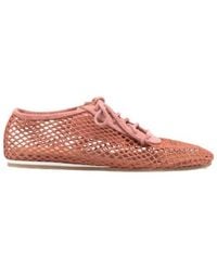forte_forte - Lace-Up Mesh Sneakers - Lyst