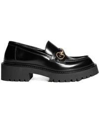 Gucci - Loafer With Horsebit And Lug Sole - Lyst
