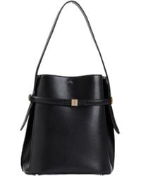 TOTEME - Totême Logo Detailed Belted Bucket Bag - Lyst