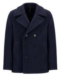 Harris Wharf London - Double-Breasted Short Coat - Lyst
