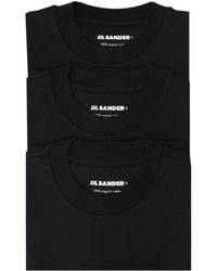 Jil Sander - Three-Pack Crewneck T-Shirt - Lyst