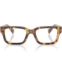 Miu Miu - Eyewear Rectangular Frame Glasses - Lyst