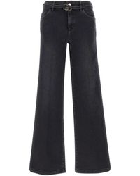 Liu Jo - Belt-Loop Pocket Jeans - Lyst