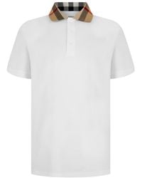 Burberry - Logo Polo Shirt - Lyst
