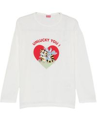 KENZO - Cartoon' Long Sleeve T-Shirt - Lyst