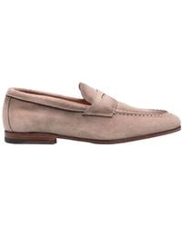 Santoni - Slip-On Penny Loafers - Lyst