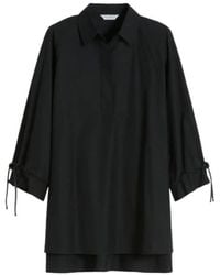 Max Mara - Mxmadorni Long-Sleeve Drawstring Top - Lyst