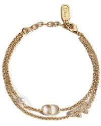 Dior - Cd Mini Bow Bracelet - Lyst