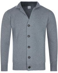 Eleventy - Shawl Collar Cardigan - Lyst