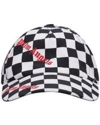 Palm Angels - Damier Checked Logo-Print Cap - Lyst