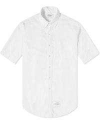 Thom Browne - Short Sleeve Buttoned Shirt - Lyst