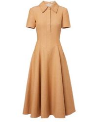 Emilia Wickstead - Jody Cotton And Linen Blend Dress - Lyst