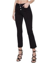 Liu Jo - High-Waisted Cropped Flare Jeans - Lyst
