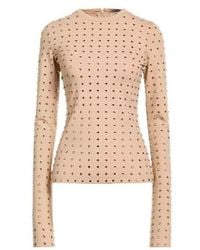 Sportmax - Crew Neck Long-Sleeve T-Shirt - Lyst