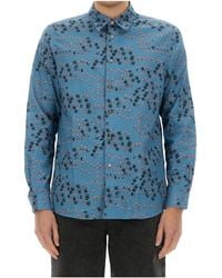 Paul Smith - Ps Paul Smith Graphic Printed Long-Sleeved Shirt - Lyst