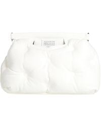 Maison Margiela - Large Quilted Leather Clutch Bag - Lyst