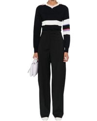 Sportmax - Ampezzo Mid-Rise Wide Leg Trousers - Lyst