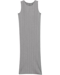 Pleats Please Issey Miyake - Pleated Maxi Skirt - Lyst