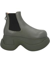Marni - Solid Color Ankle Boots - Lyst