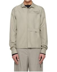 HELIOT EMIL - Sinew Collared Shirt - Lyst