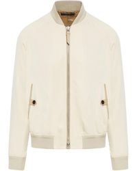 Tom Ford - Gabardine Bomber Jacket - Lyst