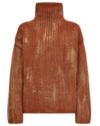 DIESEL - Amet Ribbed Turtleneck Jumper - Lyst