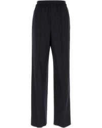 Bottega Veneta - Striped Wide Leg Trousers - Lyst