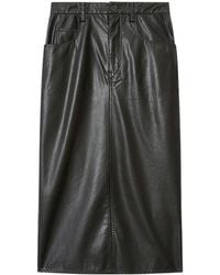 Isabel Marant - Isabel Marant Étoile Nilauria Faux Leather Skirt - Lyst