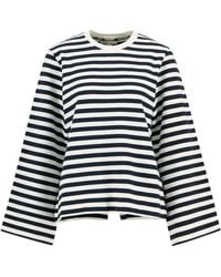 Barbour - Striped Crew Neck Sweatshirt - Lyst